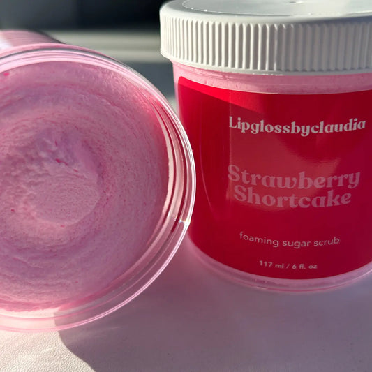 Foaming Sugar Scrub - Strawberry Shortcake