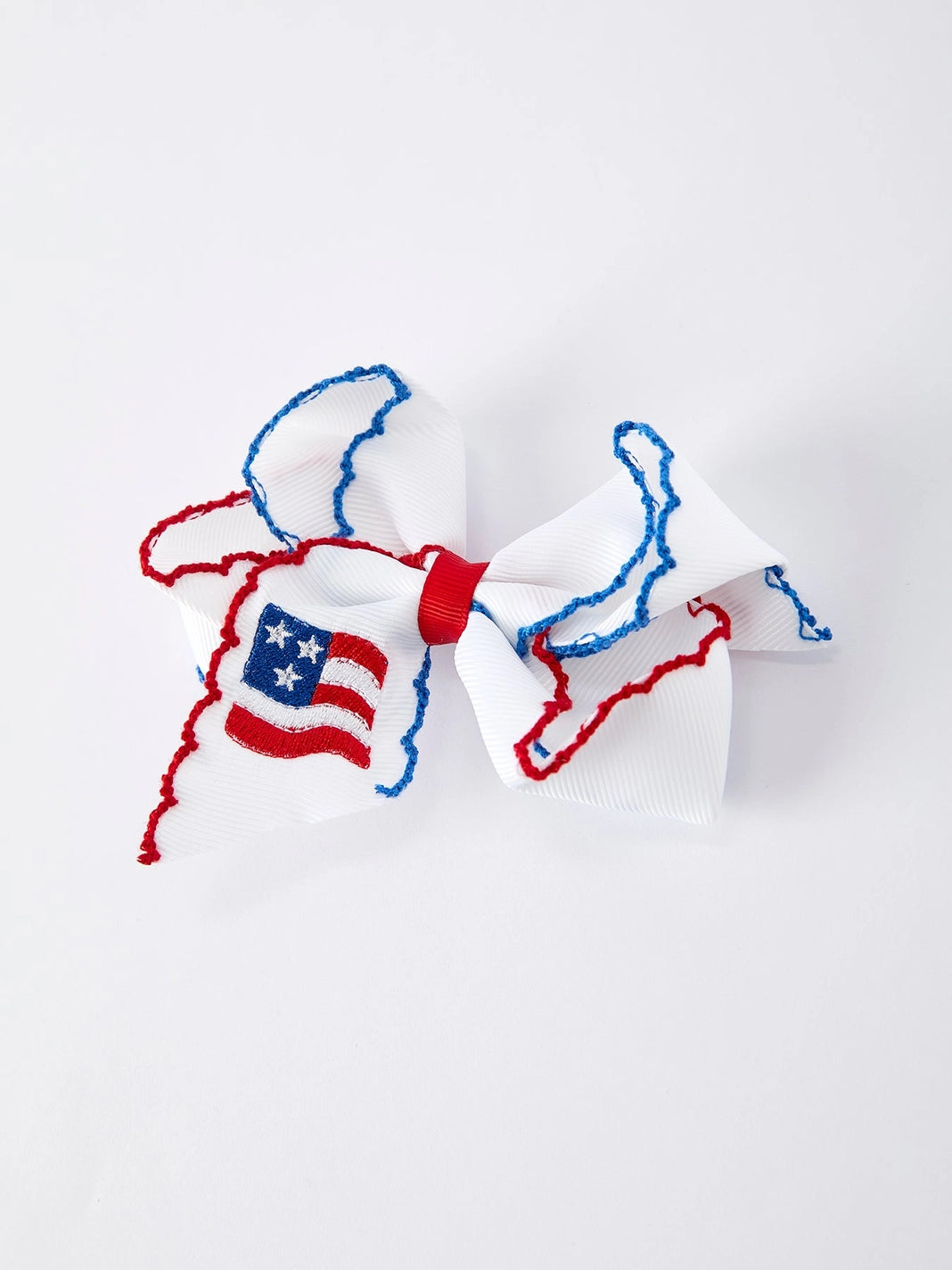 Stars & Stripes Flag Hair Bow