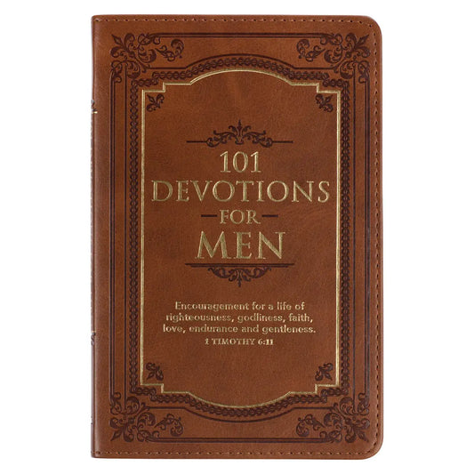101 Devotions For Men Faux Leather - PREOREDER