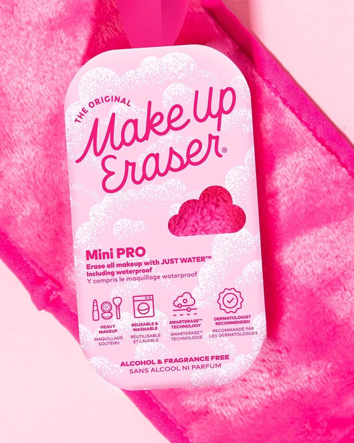 Pink Mini Makeup Eraser Pro