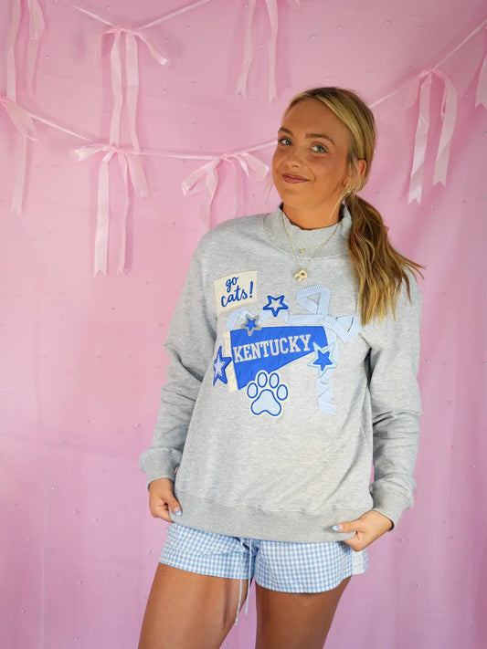 Kentucky” Appliqué Mockneck - PREORDER